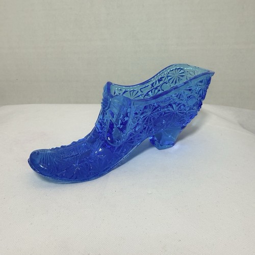 Vintage glass slipper shoe - glass,