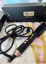 Wavytalk Hair Straightener Brush, Ionic Straightening Brush 2 in 1
