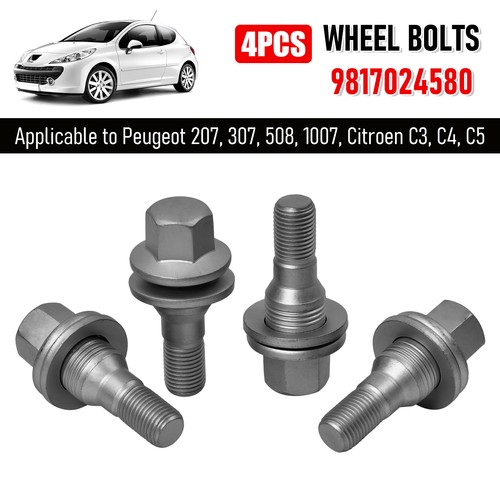 4pc wheel nuts - set, m12