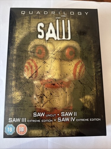 Saw quadrilogy dvd boxset - quadrilogy,
