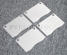 Titanium brake pad shim heat - titanium,