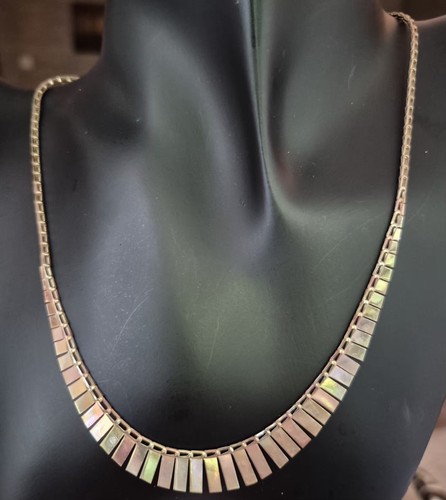 Stylish fringe necklace 9ct - stylish,
