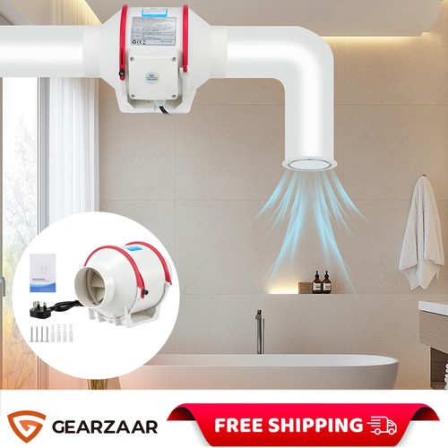 75w 100mm inline extractor fan - 75w,