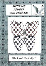Blackwork butterfly - blackwork, ii