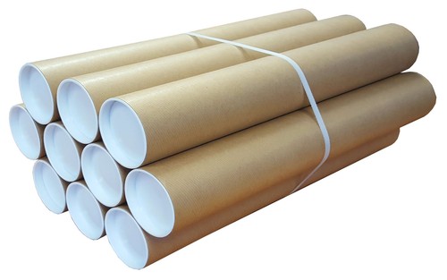 Cardboard postal tubes heavy - cardboard,