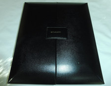 BULGARI Large Necklace Jewellery  Case Box 30 cm by 26 cm Black Leather