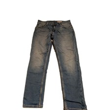 Spykar Mens Skinny Jeans Low Rise Blue Denim