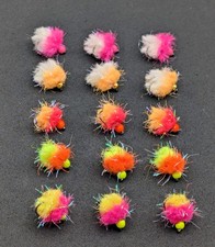 5 x fishing flies - Eggstacy