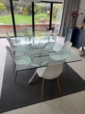 Zanotta glass table 3000x1200x730mm