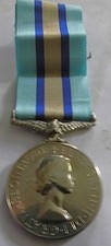 EIIR ROYAL OBSERVER CORPS LONG SERVICE MEDAL OBSERVER C J TURNER 2nd ISSUE
