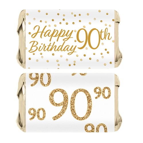 90th birthday candy - 90th,