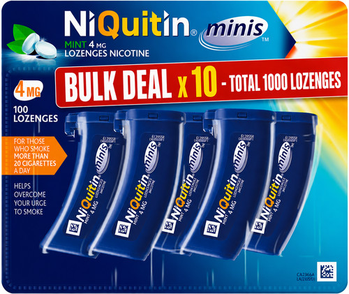 Niquitin minis mint - minis, 4mg