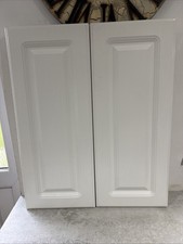 PAIR OF KITCHEN DOORS-  WHITE