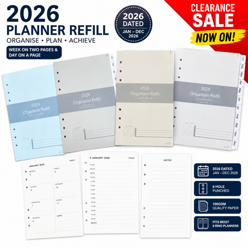Genxon 2026 planner refill - planner,