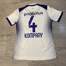 RSC Anderlecht 2019/20 Away Shirt with Kompany 4 on the back