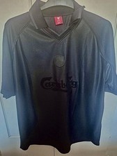 LFC RETRO BLACKOUT HOME SHIRT XXL VGC