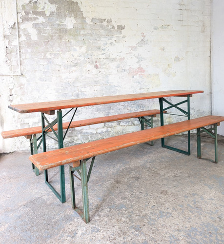 Vintage beer garden table - vintage,