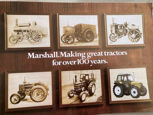 Marshall tractors brochure - marshall,