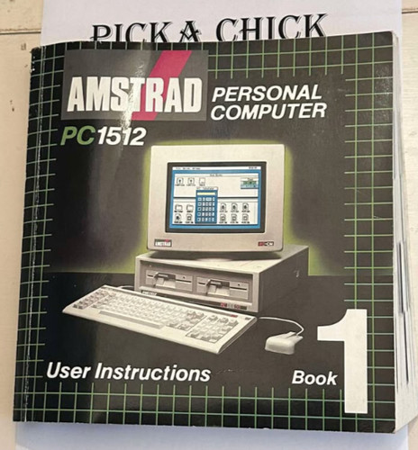 Amstrad personal pc1512 user - personal,