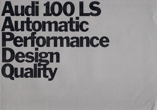 Audi 100 automatic saloon - ls,