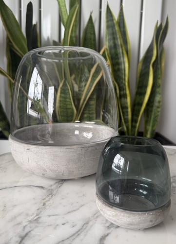 Boconcept large glass concrete - large, glass/concrete