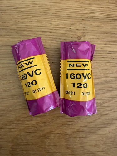 Two rolls kodak 160vc - rolls, of