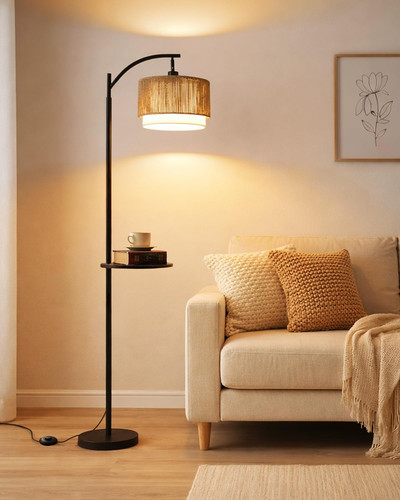 Rattan floor lamp - lamp,,