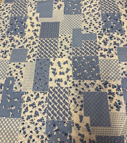 Storybook kids blue fabric - kids,