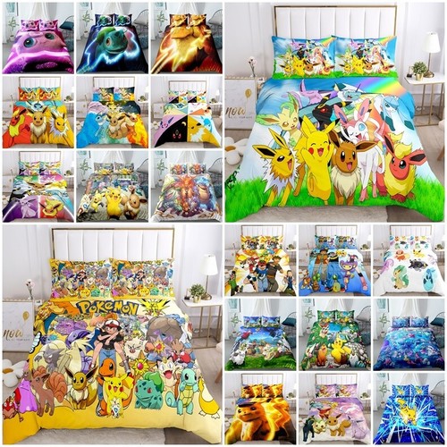 Pikachu bedding set single - bedding,