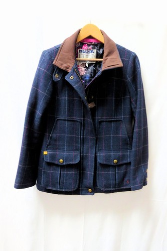 Joules tweed field jacket size - tweed,