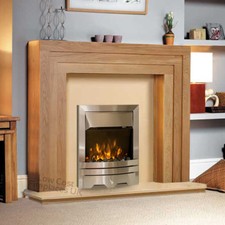 Electric oak wood surround - oak,