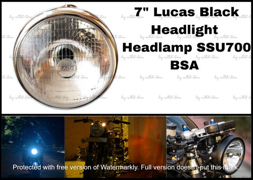 Lucas black headlight - lucas,