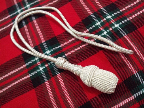 New german sword knot white - knot, white/