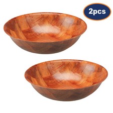 2Pcs 25cm Round Woven Fruit