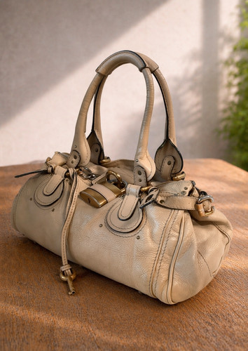 Chloe paddington beige leather - chloe,