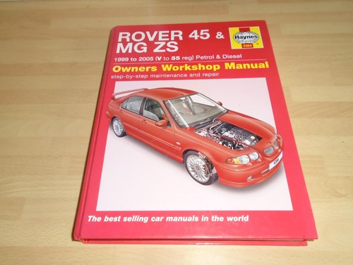 Rover zs haynes manual - 45, mg