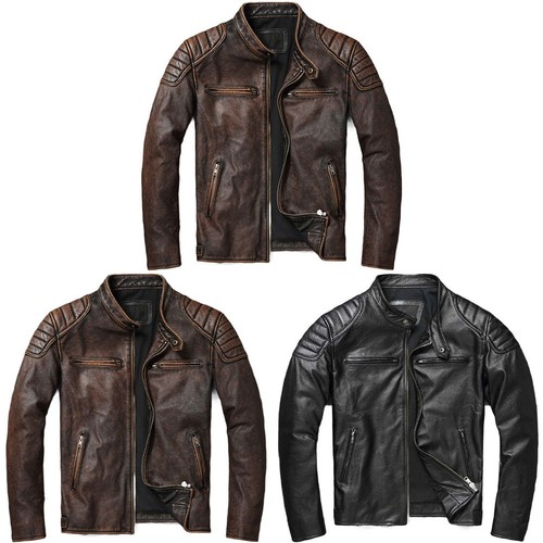 Men jacket imitation leather - jacket,