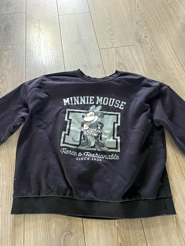 Disney minnie mouse black crew - disney,