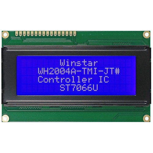 Winstar 20x4 lcd display blue - winstar,