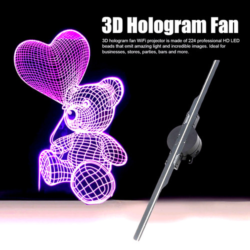 Hologram led fan projector - led,