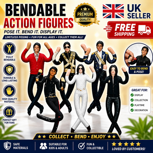 28cm michael jackson cosplay - michael,