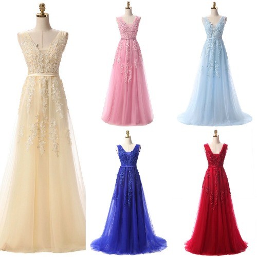 New lace long evening ball - lace,