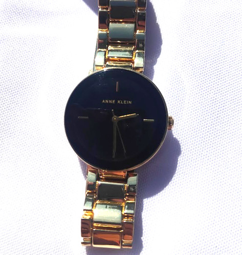 Anne klein ladies gold tone - klein,