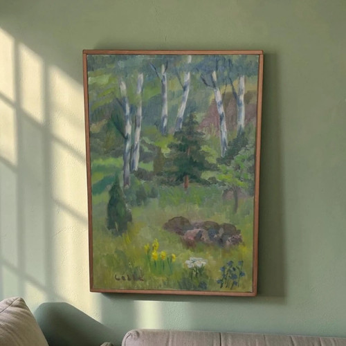 Original oil painting erica - original,