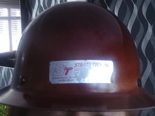 MSA Skullgard Bakelite Safety Helmet .STRATA TECH  Complete With Cradle Insert