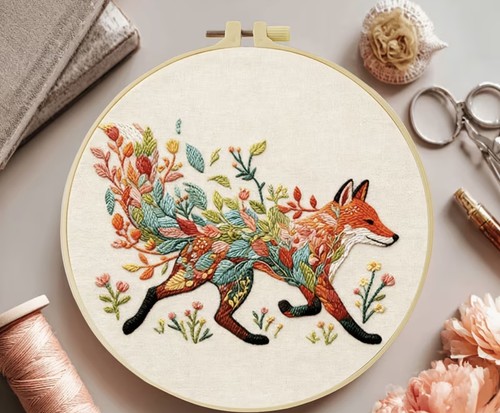 Embroidery kit the colourful - -,