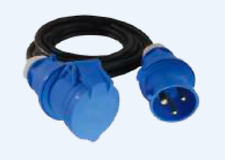 32/1 Amp Extension Lead 6mm² H07RN-F Heavy Duty Rubber EventPower Cable, Caravan