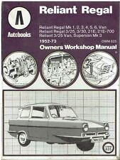 RELIANT REGAL MK1-6 3/25 3/30