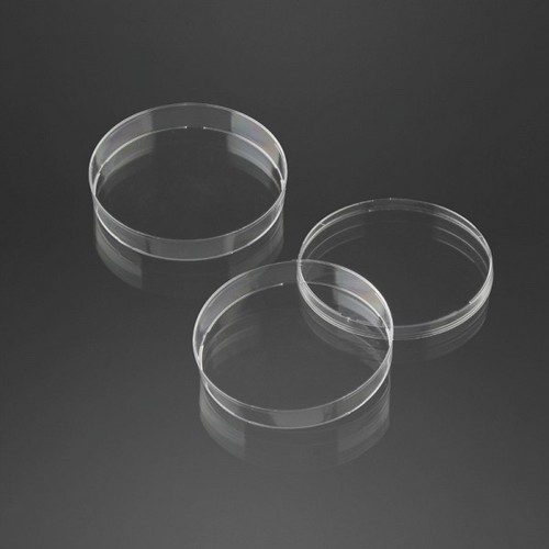 Single vent petri dish plastic - petri,