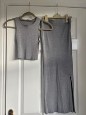 Zara silver sparkly coord set